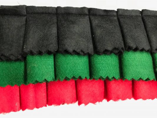 Bordure de feutrine