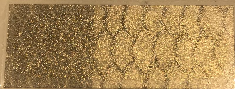 Or perle étincelant