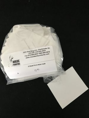 Étiquette à fourrure